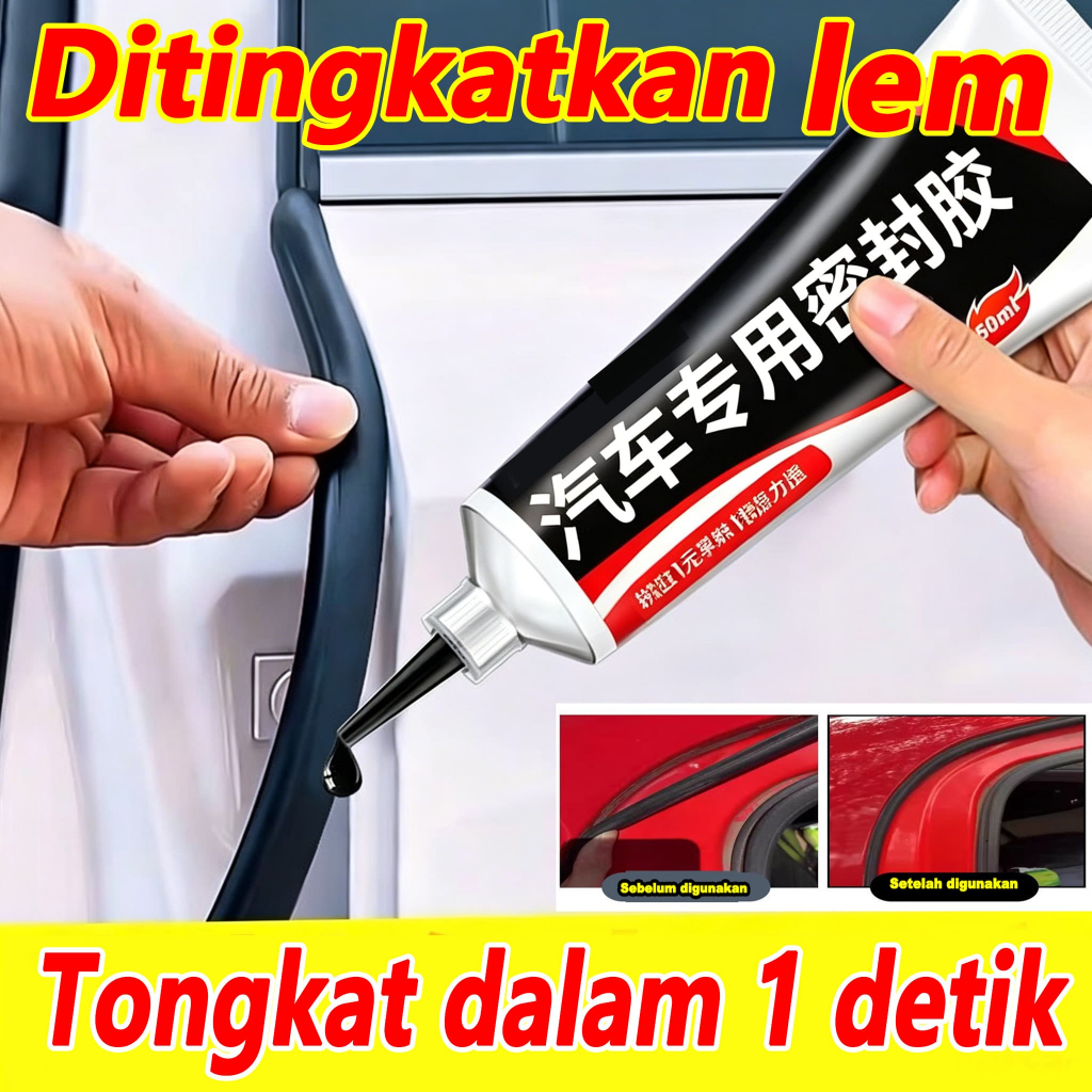 lem karet mobil tambal super kuat hitam lem kreketan pereka original serbagun auto sealer perekat le