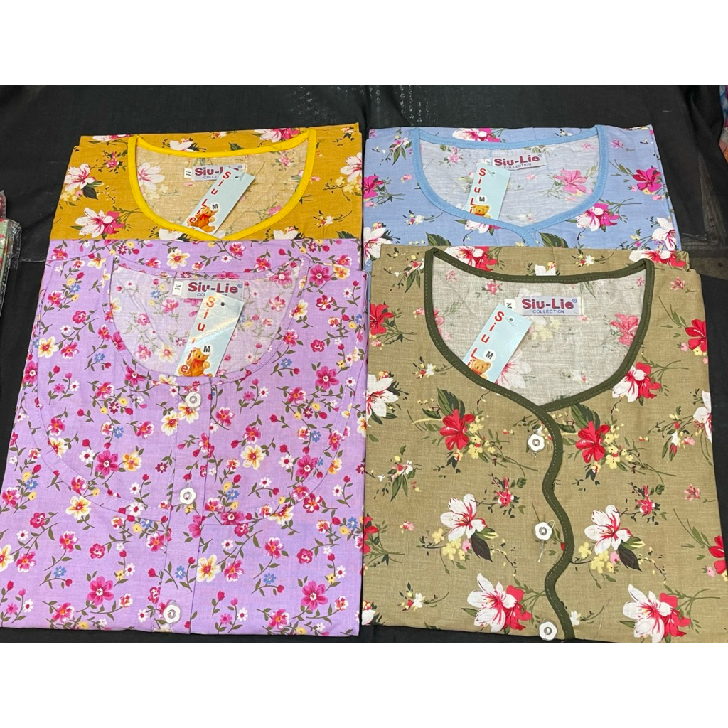 Siu Lie Daster Katun Siu Lie M LD 106/baju tidur wanita Daster katun Adem