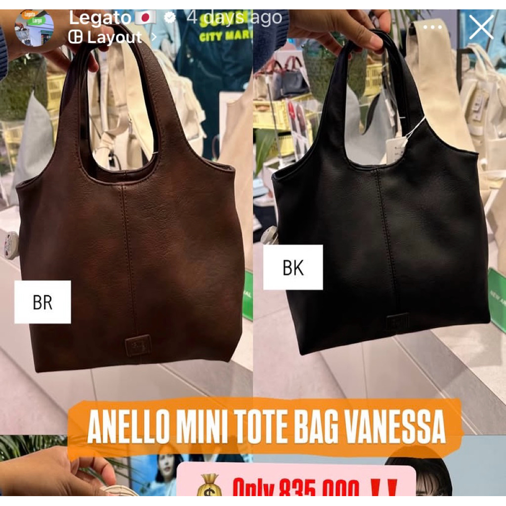 ANELLO MINI TOTE BAG VANESSA