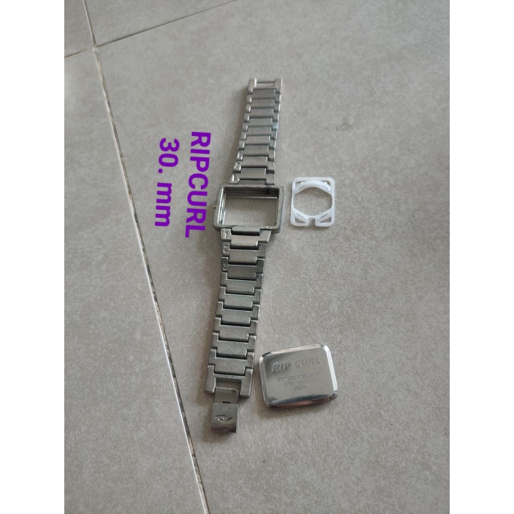 spare part jam tangan ripcurl kotak second seadanya
