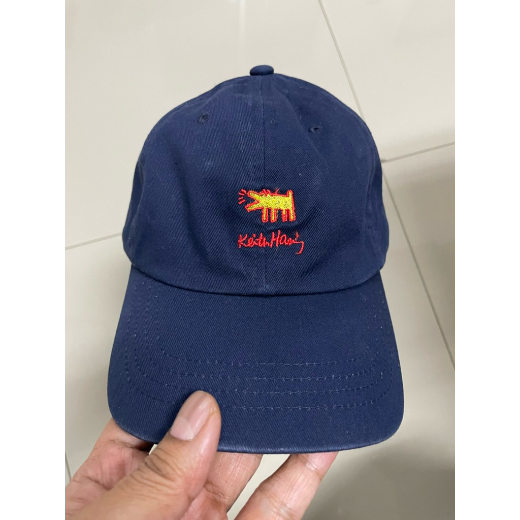 Topi Keith Haring Navy Baseball Caps Preloved.