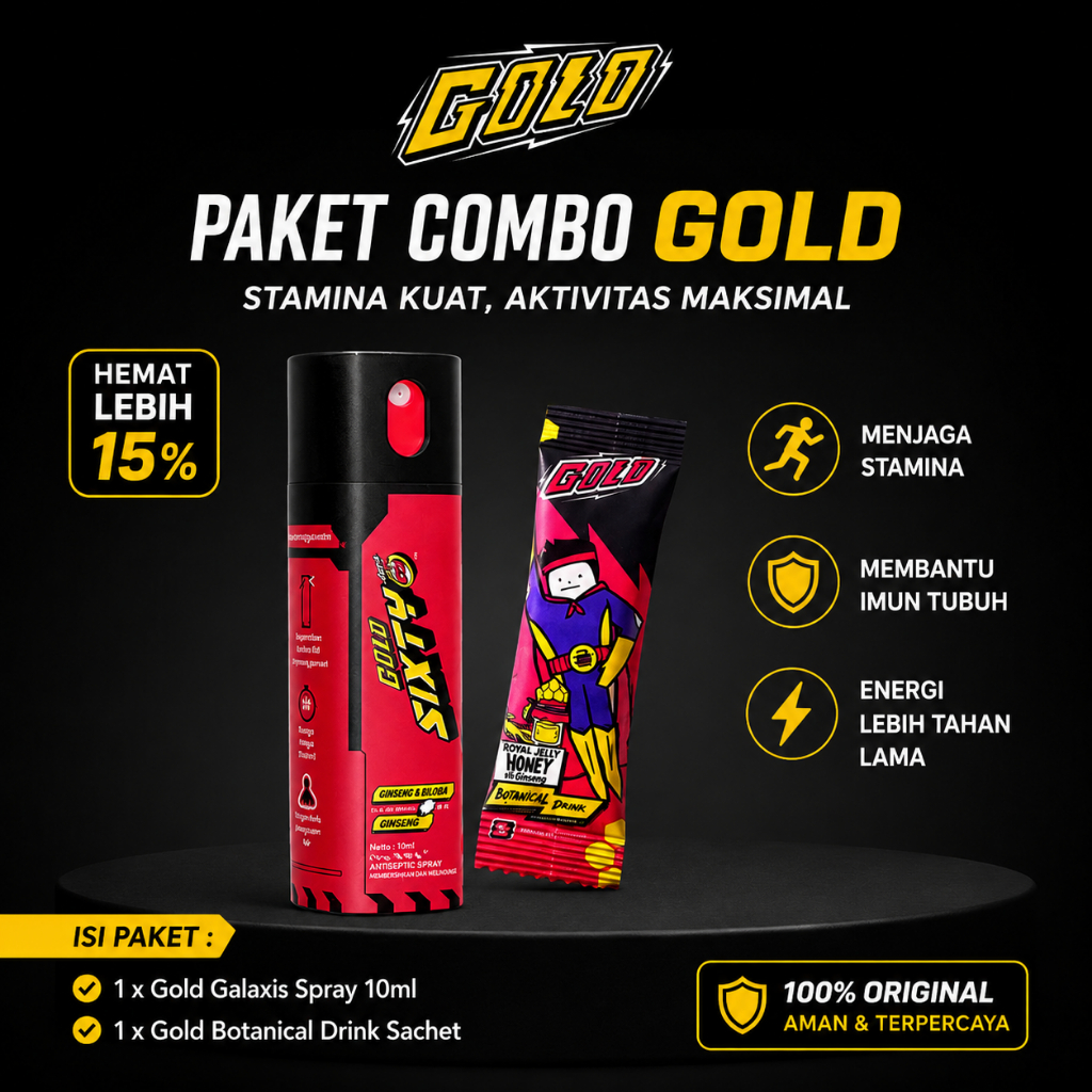 Mister GOLO Official | PAKET COMBO Golo Sixty Aroma Cokelat Antiseptik & Golo Ginseng ROYAL JELLY & 