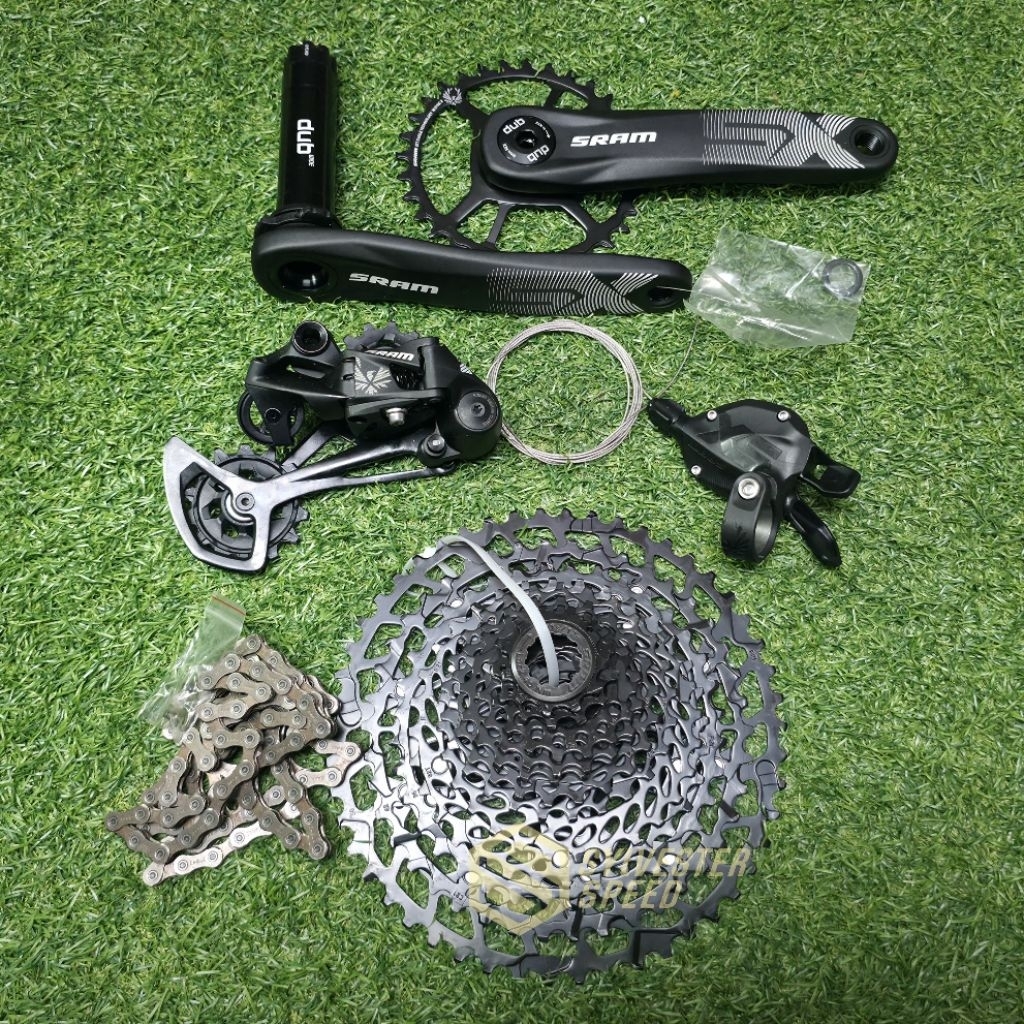 Groupset SRAM NX SX EAGLE 1 x 12 speed DUB body Hub Biasa Shimano HG Tanpa BB