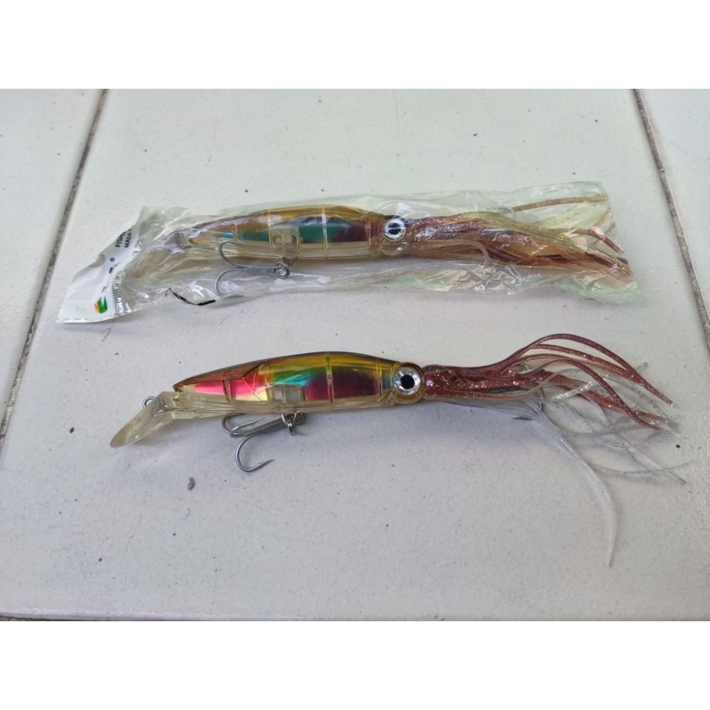 Umpan Pancing Trolling Bentuk Cumi (2pcs)