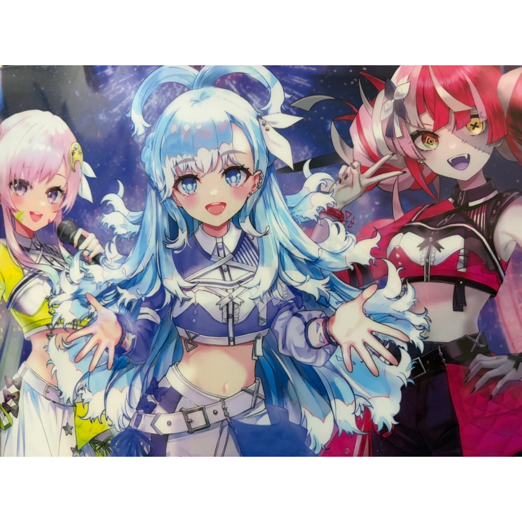 Clearfile Fan kipas  Hololive HoloId indonesia ori Ollie Kobo Iofi 2025