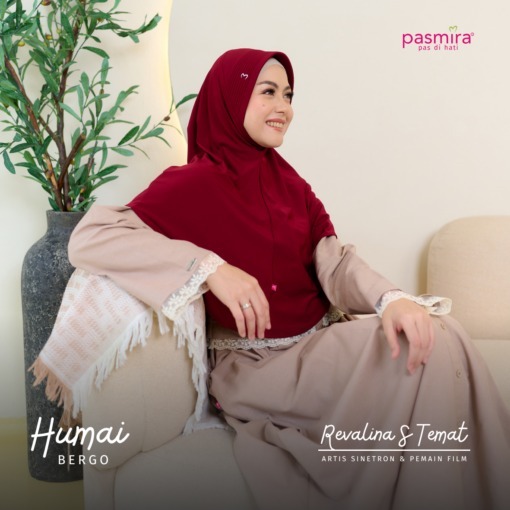 Bergo Humai M Pasmira / Bergo Instan Pasmira / Hijab Instan