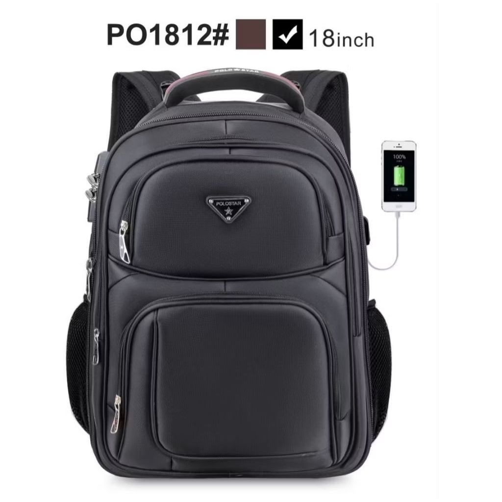 18 INCH RANSEL POLO STAR JUMBO 18 INCH RANSEL PRIA WANITA TAS KERJA POLO STAR TAS LAPTOP BESAR