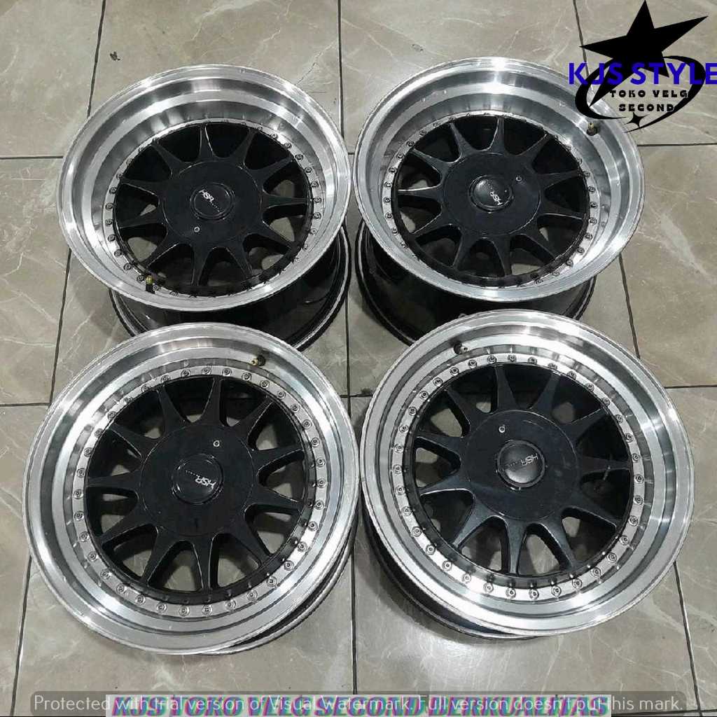 JUAL VELG RACING SECOND MODEL HSR CELONG IKIMASU RING 16 PCD 4X100-4X114,3 PNP XENIA LIVINA AVANZA Y
