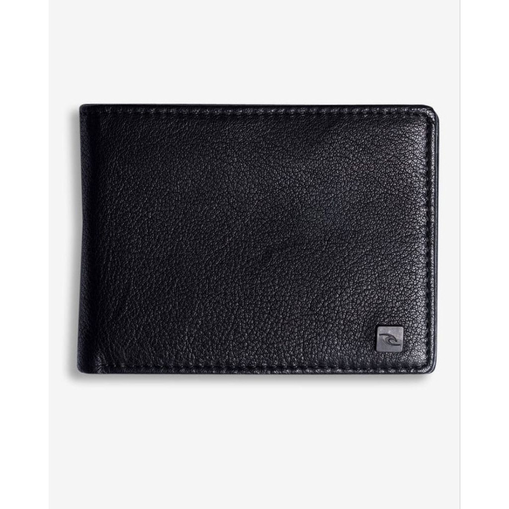 dompet ripcurl k-roo RFID slim leather wallet black original
