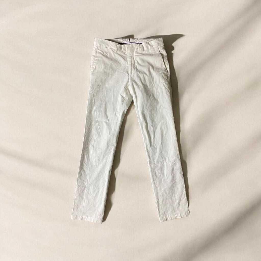 Ralph Lauren Purple Label White Trouser Luxury Authentic