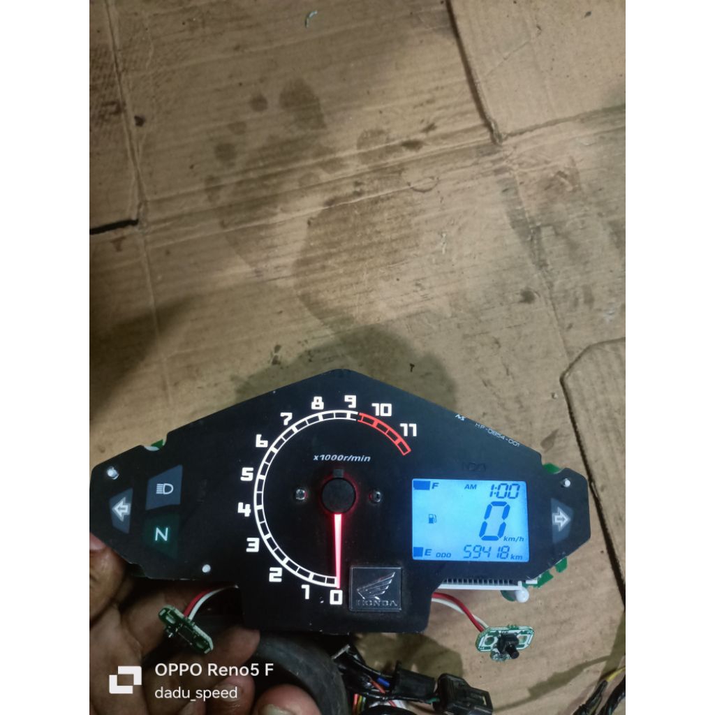 mesin spidometer kilometer Honda Megapro monoshock original