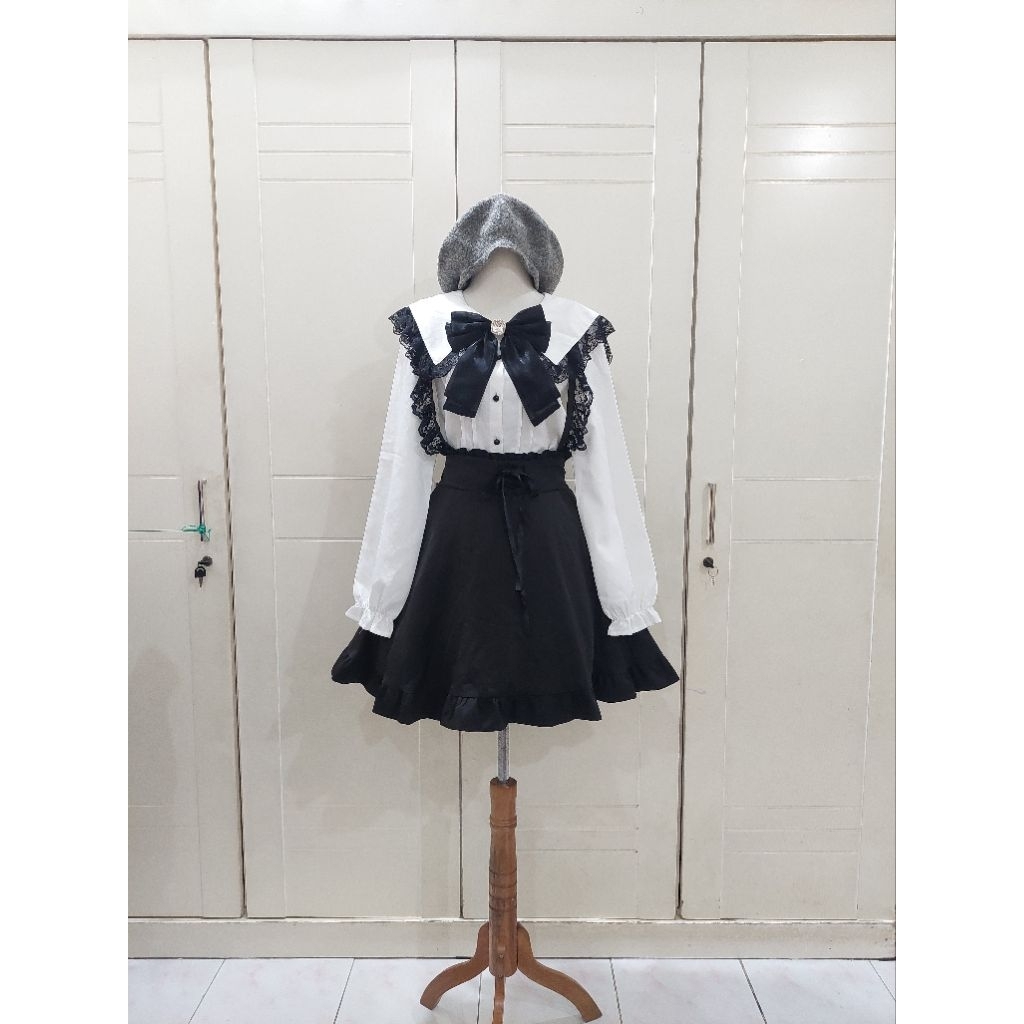 Sailor jirai lace top whitekawai kawaii liz lisa rojita dear my love deary | jiraikei jirai kei grun