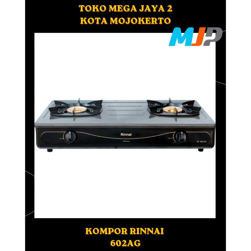 KOMPOR GAS RINNAI RI-602AG / KOMPOR GAS RINNAI 602AG ANTI GORES