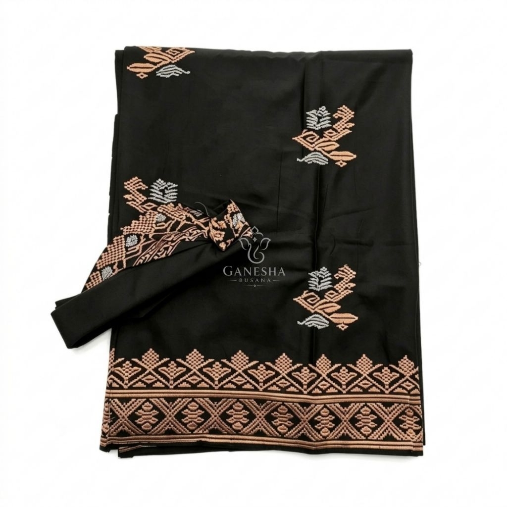 SET SAPUT UDENG BORDIR BENANG BIASA TANPA TUMPAL / SAPUT UDENG SET PRIA BALI