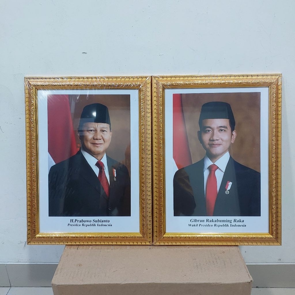 foto presiden dan wakil presiden premium | figura foto presiden dan wakil | bingkai foto presiden da