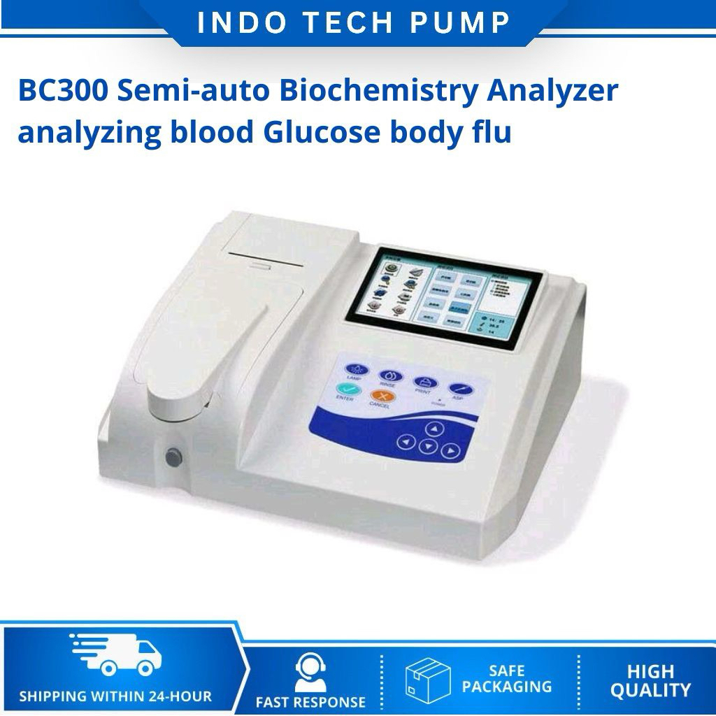 BC300 Semi-auto Biochemistry Analyzer analyzing blood Glucose body flu