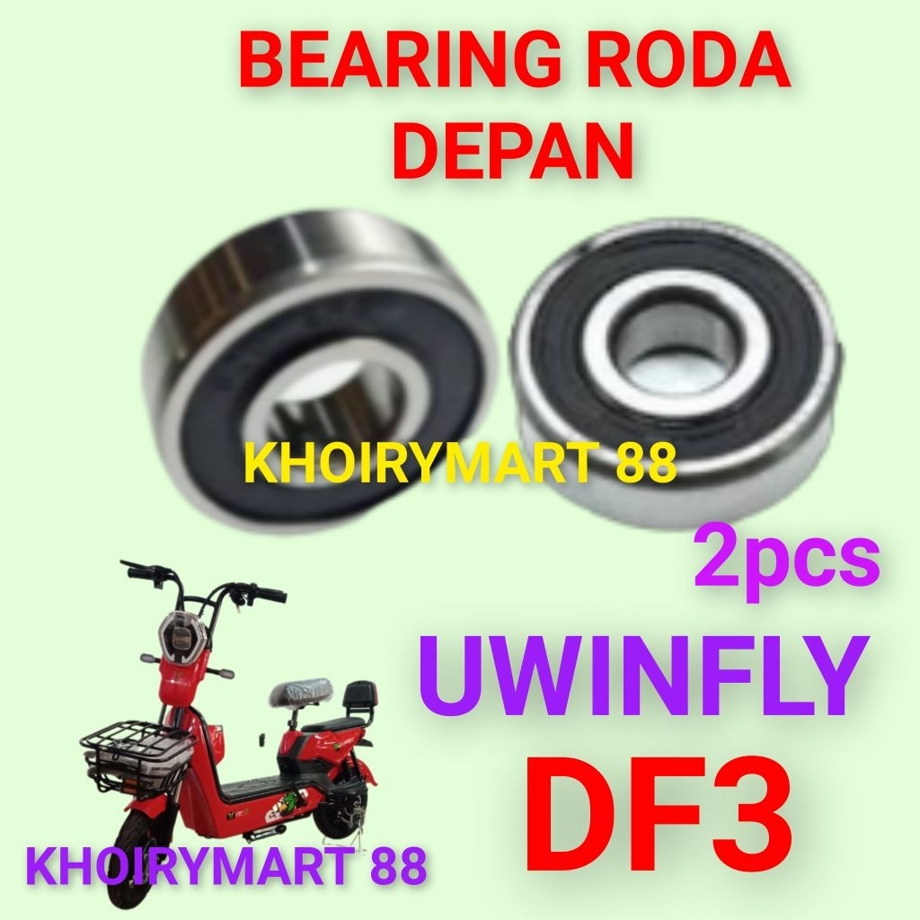 bearing roda depan uwinfly df3 laker klahar roda depan sepeda listrik uwinfly df3