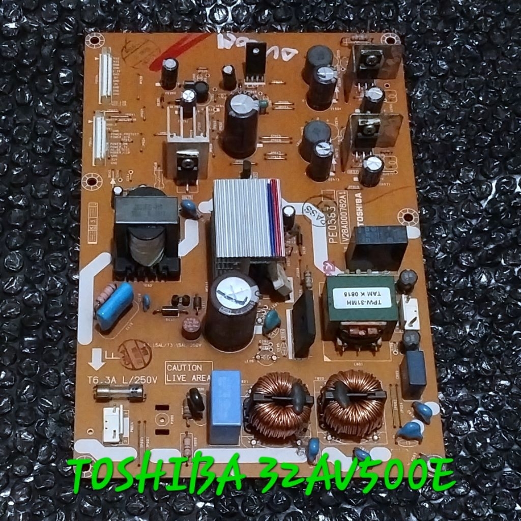 PSU TV LCD TOSHIBA 32AV500E 32AV500 ORIGINAL REGULATOR POWER SUPPLY