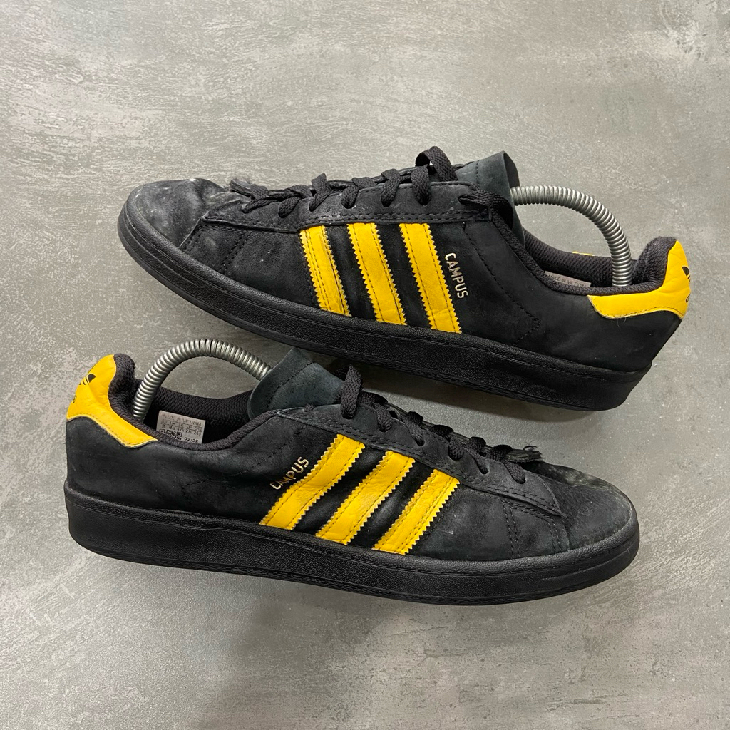 [Size 42.5] Rare Adidas Campus ADV ‘Black Bold Gold’ GW3131 Second Original Kondisi Mulus No Minus. 