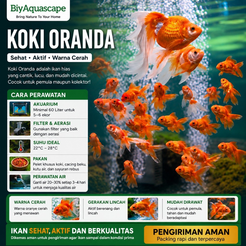 IKAN HIAS KOKI ORANDA JAMBUL