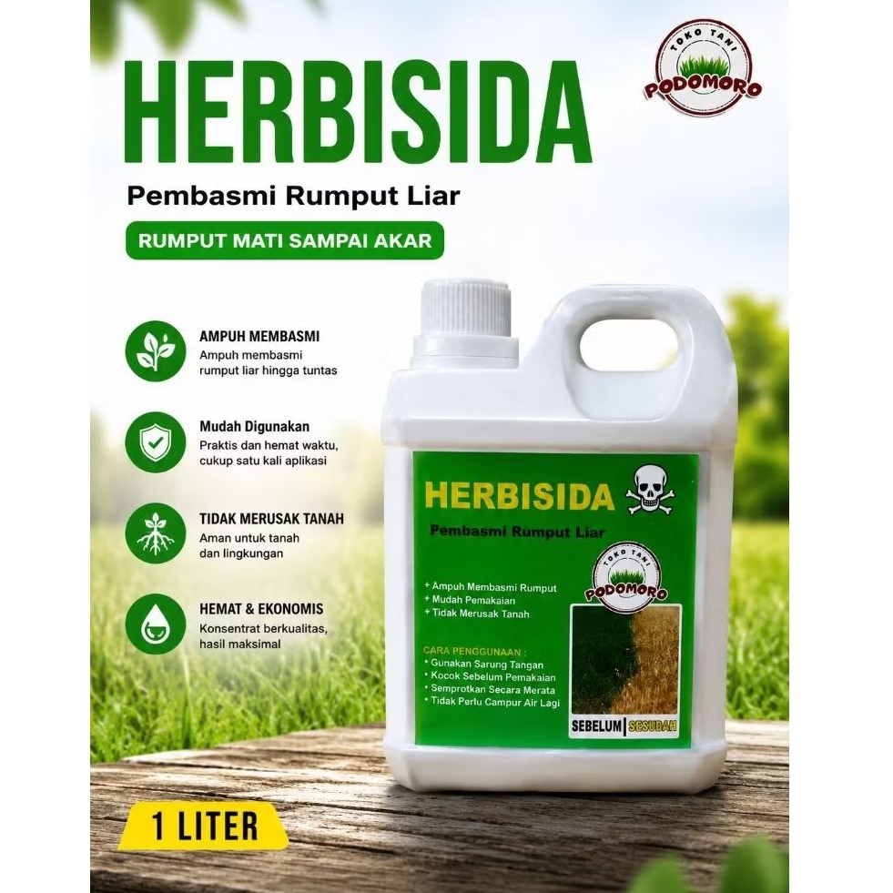 Hebisida pembasmi rumput liar ampuh