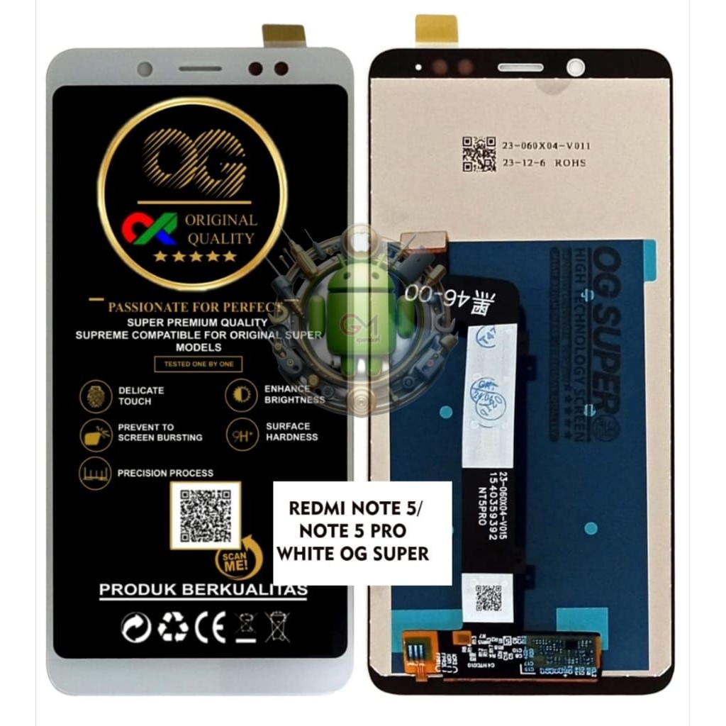LCD XIAOMI REDMI NOTE 5/LCD TOUCHSCREEN XIAOMI REDMI NOTE 5/NOTE 5 PRO FULLSET ORIGINAL