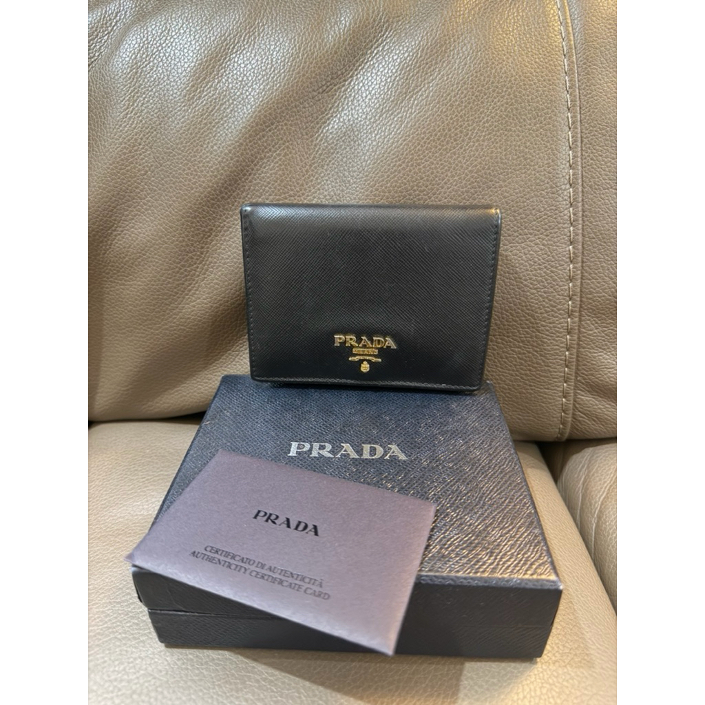 Preloved Prada Wallet Black