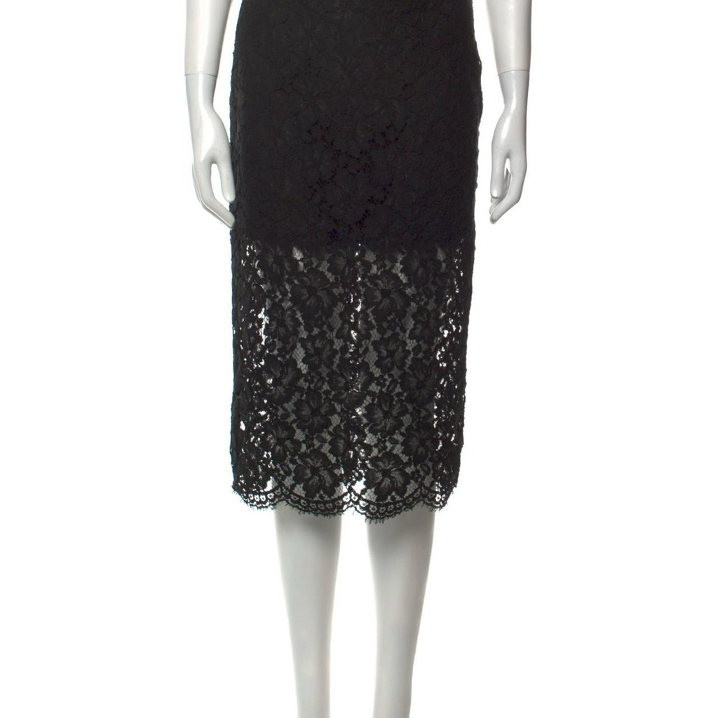 Sandro Lace Black Pencil Skirt / Rok Sandro