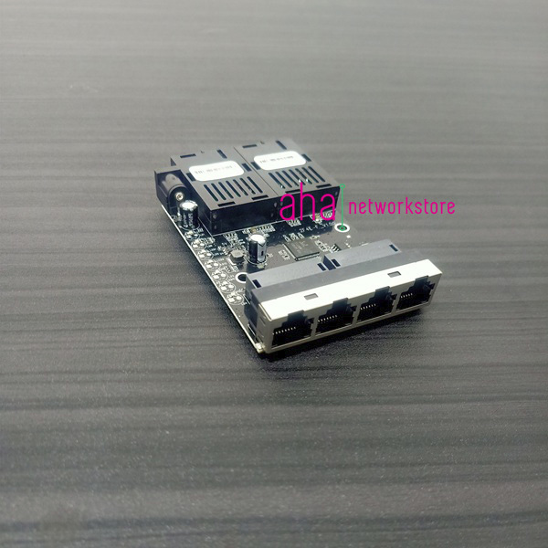 PCBA 2F4E POE BO 2F4E Converter FO 2FO 4Eth POE PCBA Media Converter 2FO 4ETH Board PCBA FO 2F4E POE