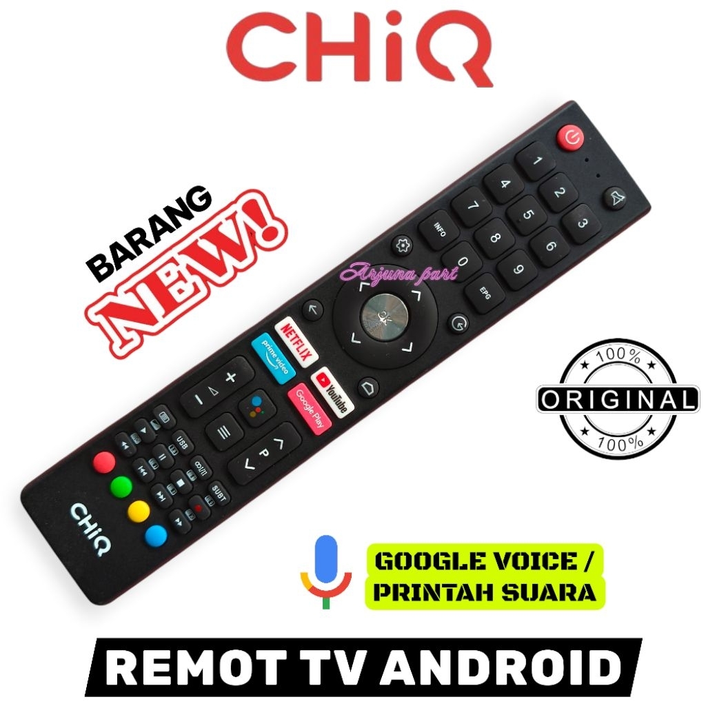 REMOT TV CHIQ ANDROID / REMOT TV ANDROID MERK CHIQ / REMOT TV ANDROID / NEW / ORIGINAL