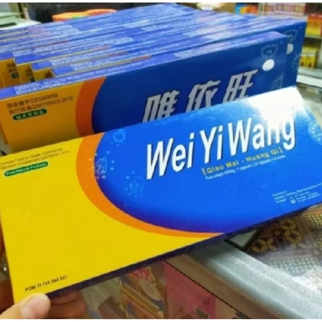 WEI YI WANG obat herbal original 1box besar