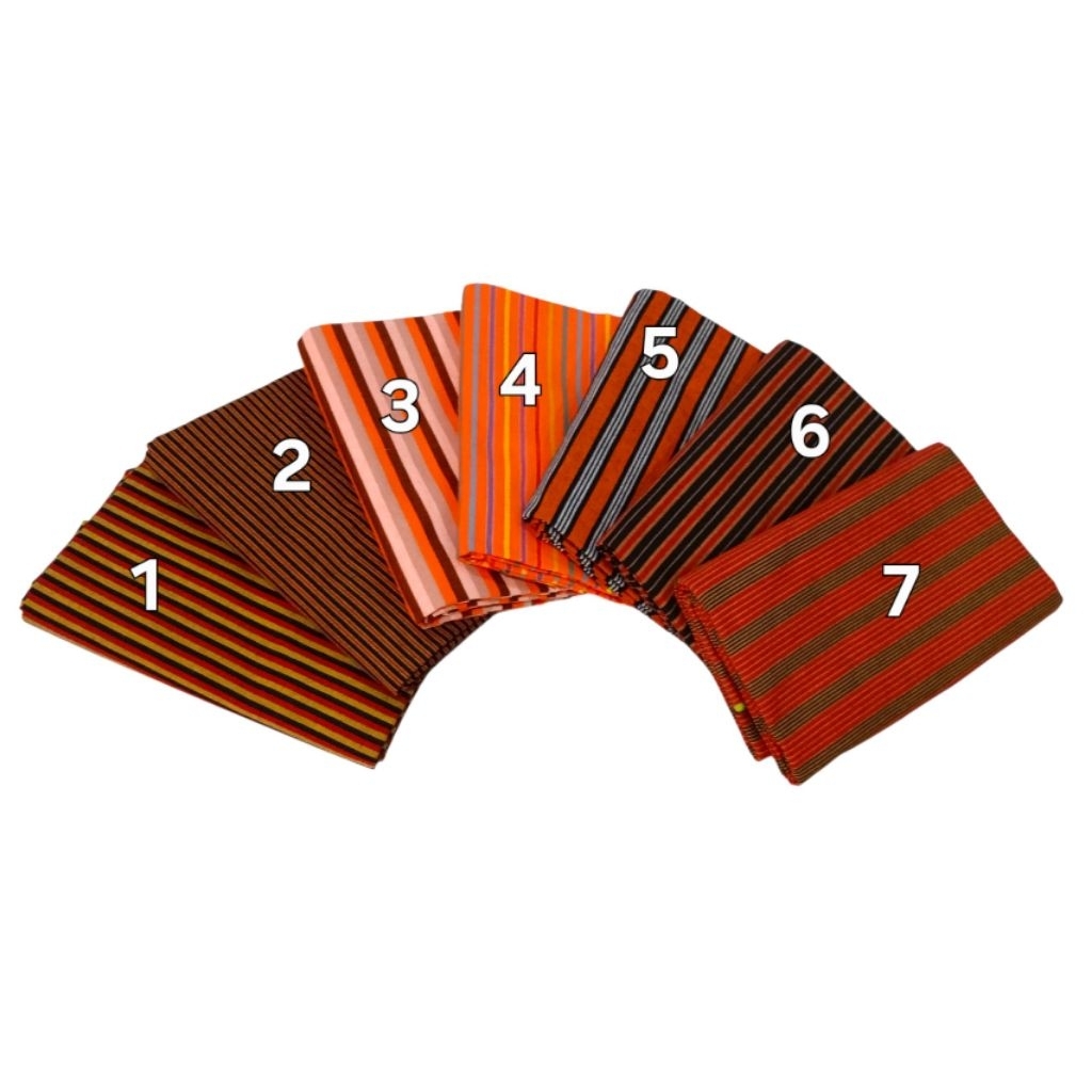 kain lurik motif garis/ASLI PRASOJO/MURAH KATUN HALUS TENUN