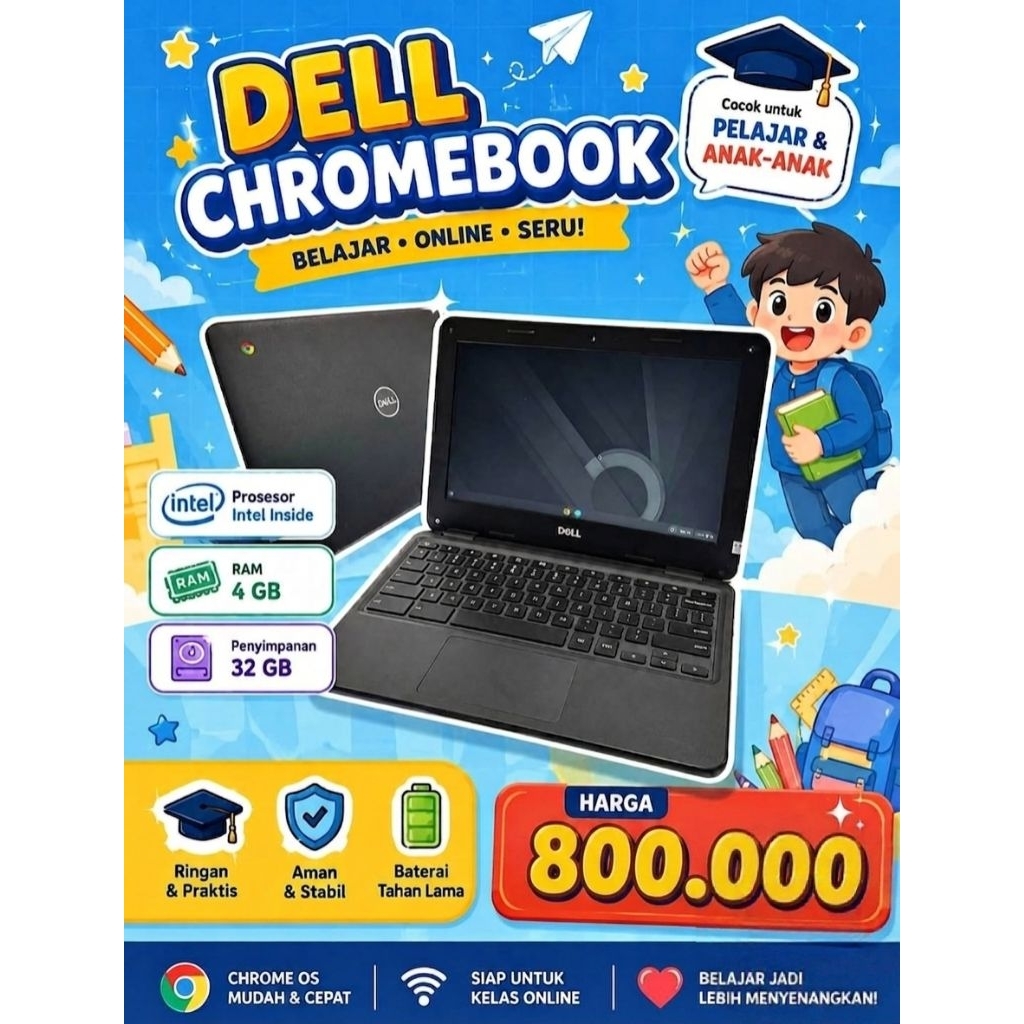 Chromebook Dell 3100