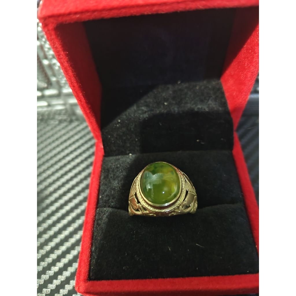 CINCIN PRIA BATU IDOCRASE LUMUT ACEH