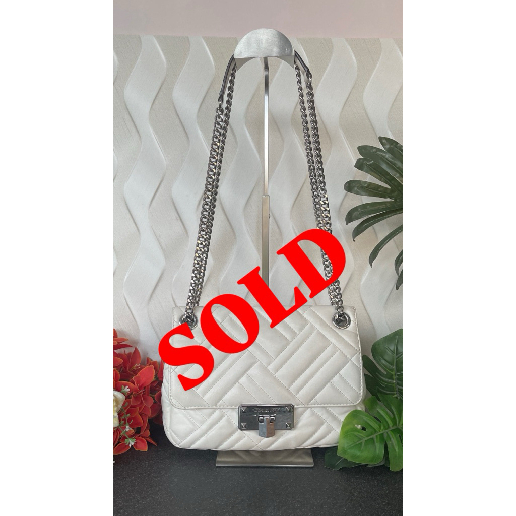 NETT preloved tas Mk Sloan putih / tas mantan / tas MK