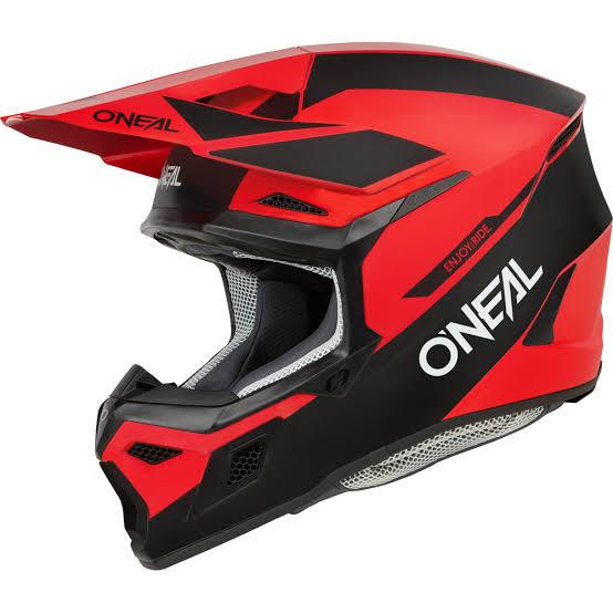 HELM ONEAL 3 SERIES BLACK RED HELM CROSS ONEAL 3 SERIES BLACK RED