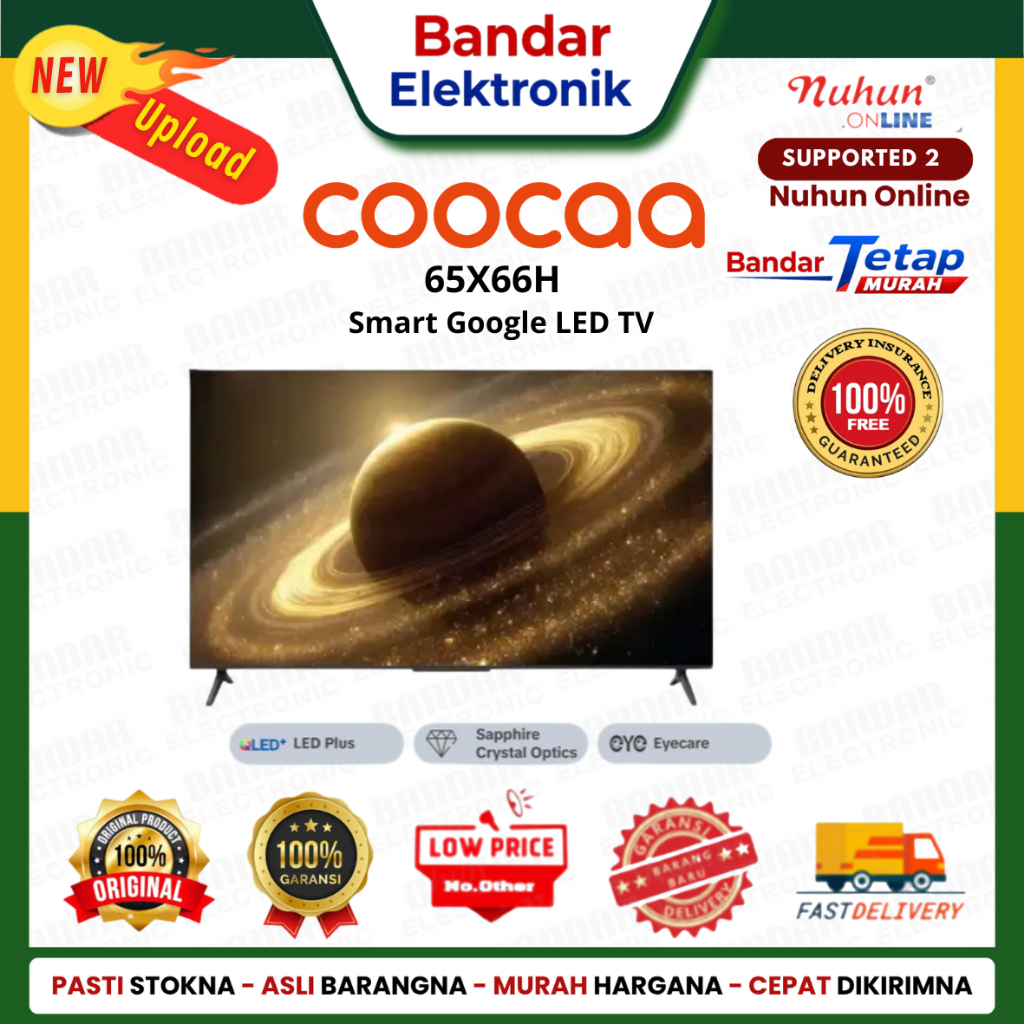 Coocaa Smart LED TV 65X66H 65 Inch
