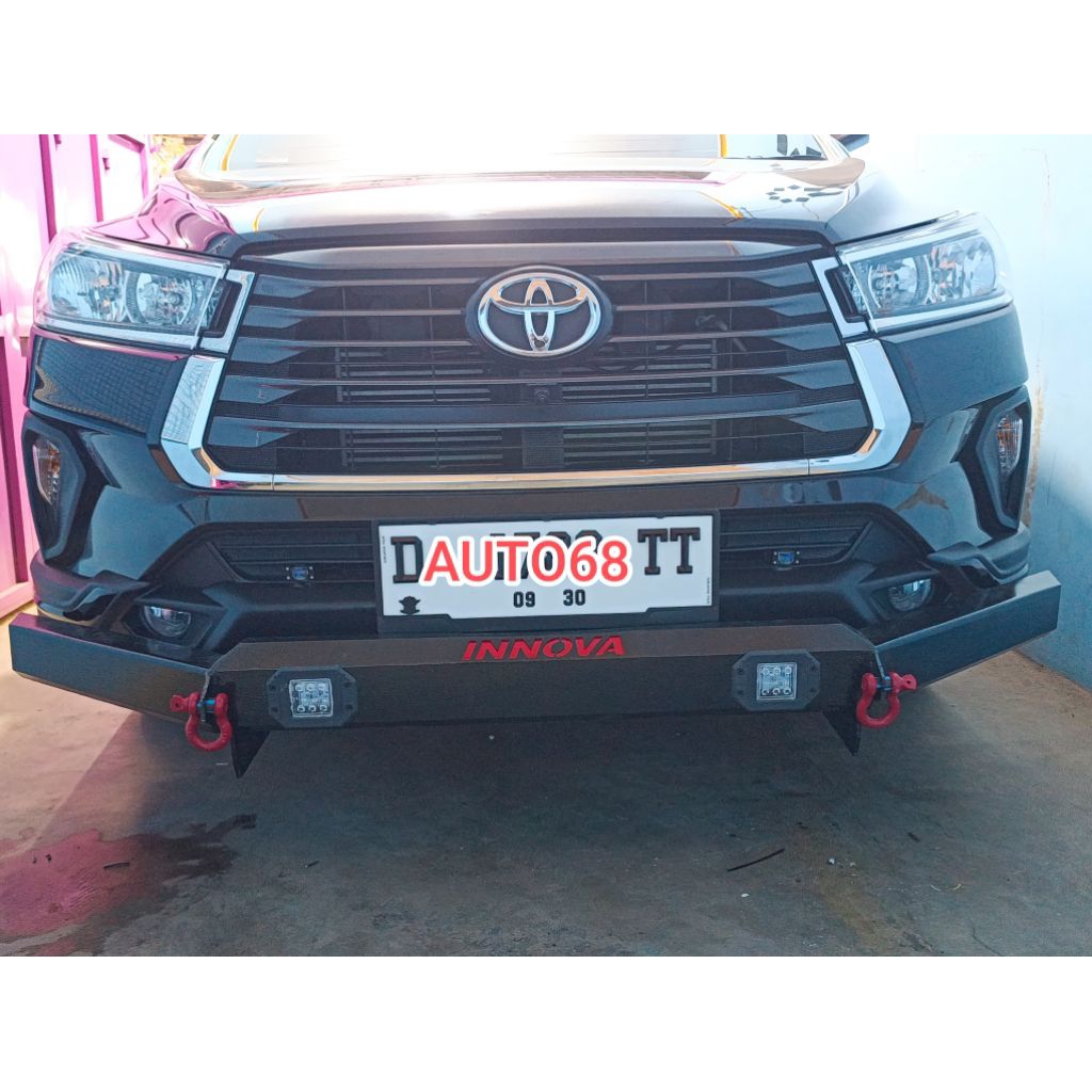 bemper tanduk depan emboss innova