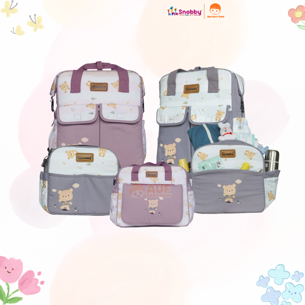 Snobby Tas Bayi Medium | Tas Bayi Ransel Grizzly Series
