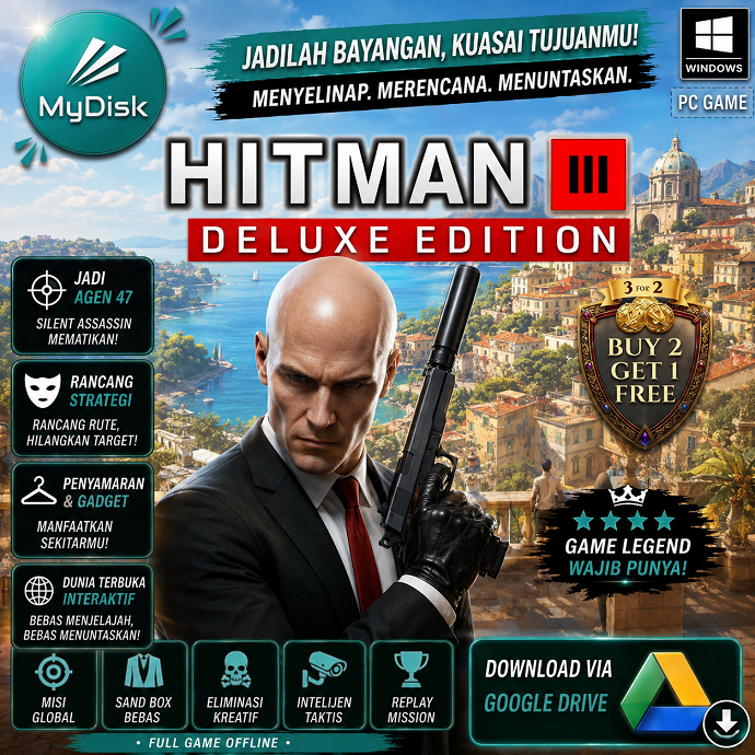 HITMAN 3 DELUXE EDITION - GAME PC