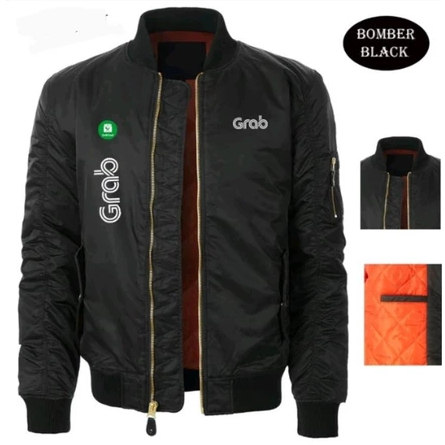 Jaket Grab Terbaru | Jaket Ojol | Bomber Grab