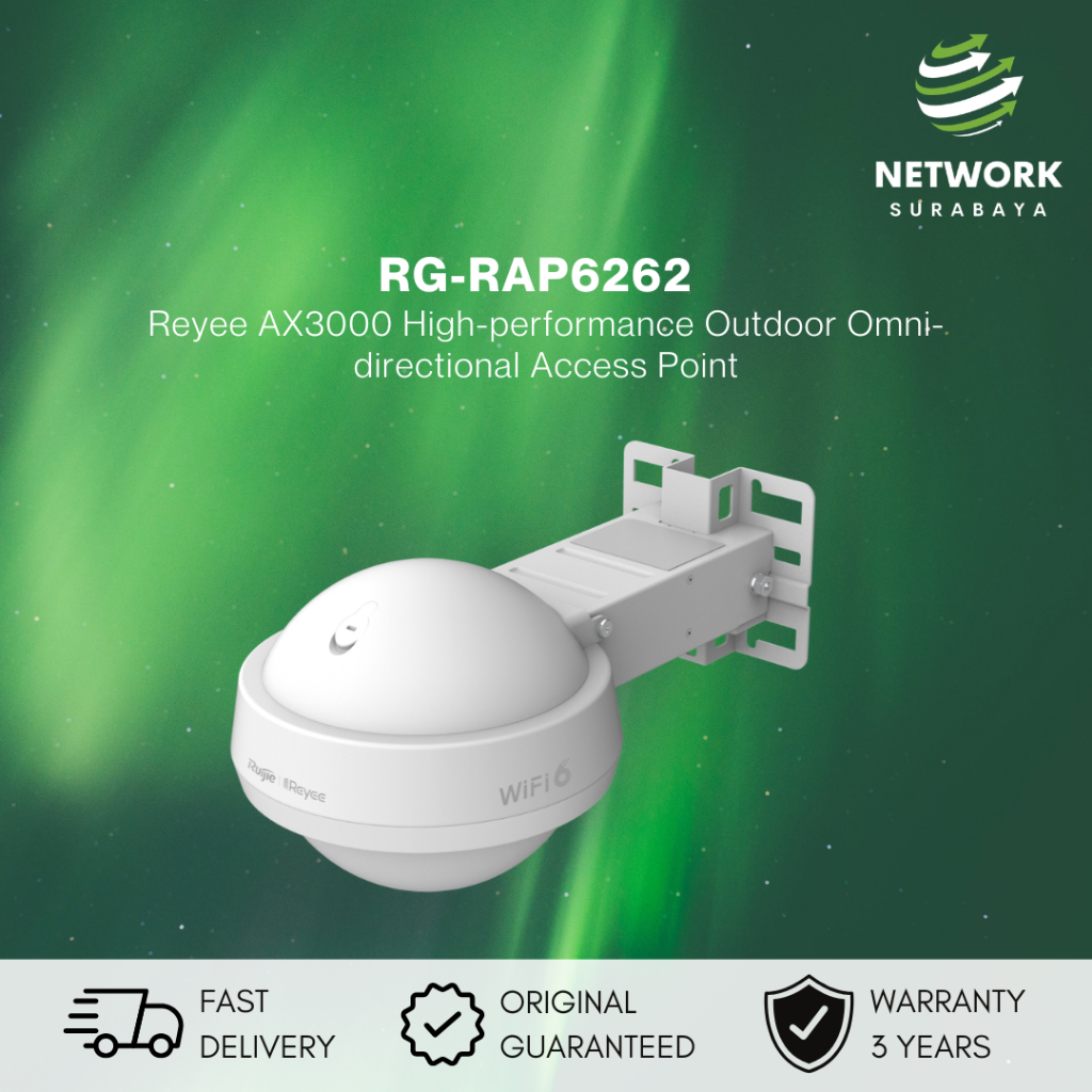 Ruijie Reyee RG-RAP6262 Wi-Fi 6 AX3000 Outdoor Omni Access Point RUIJIE