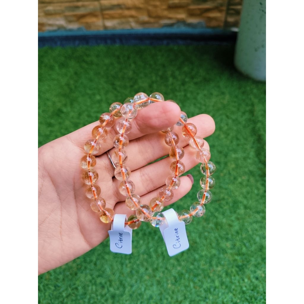 Natural Crystal Citrine + Sertifikat
