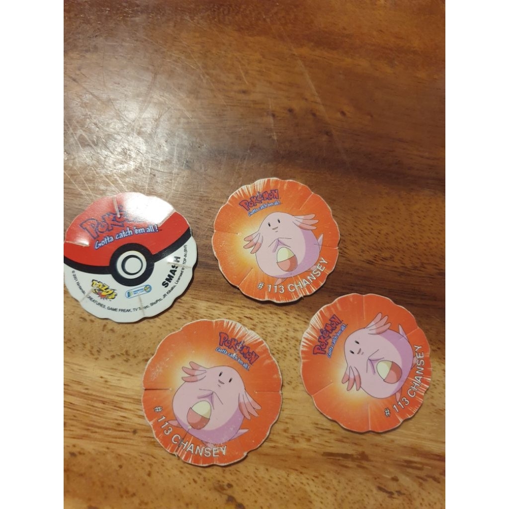 Tazos Smash Pokemon Chansey