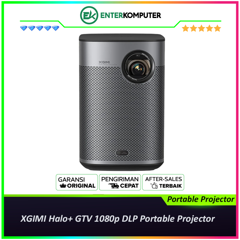 XGIMI Halo+ GTV 1080p DLP Portable Projector