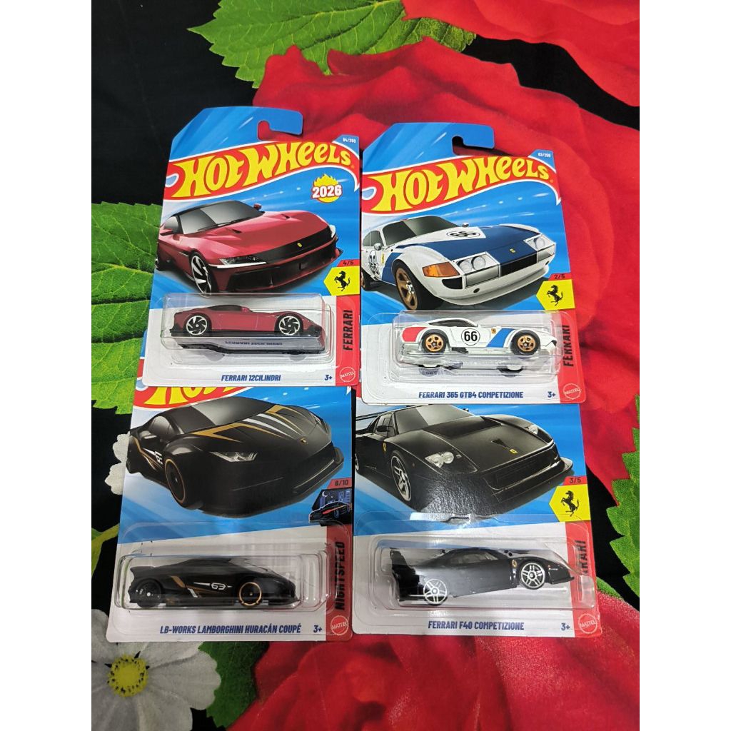 paket hot Wheels Ferrari + LB work Lamborghini