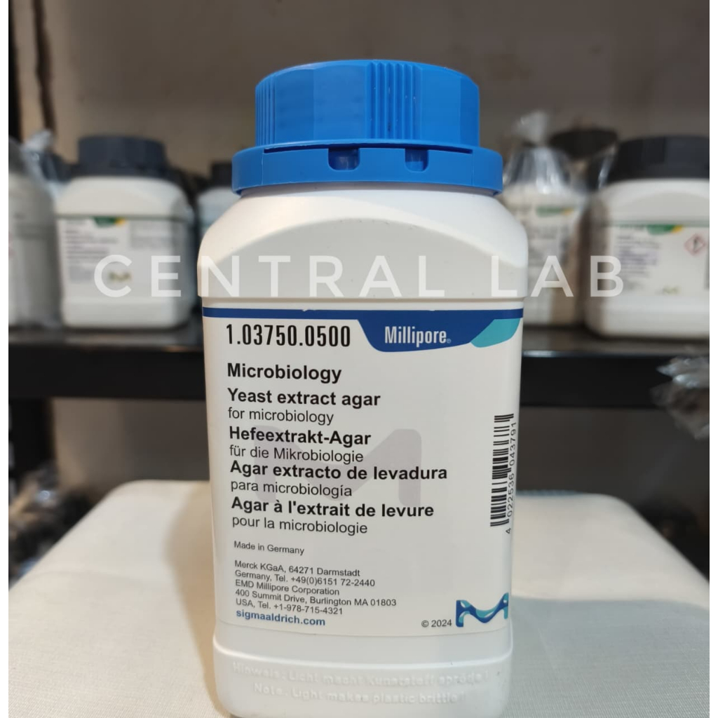 YEAST EXTRACT AGAR 500GRAM FOR MICROBIOLOGY MERCK 103750