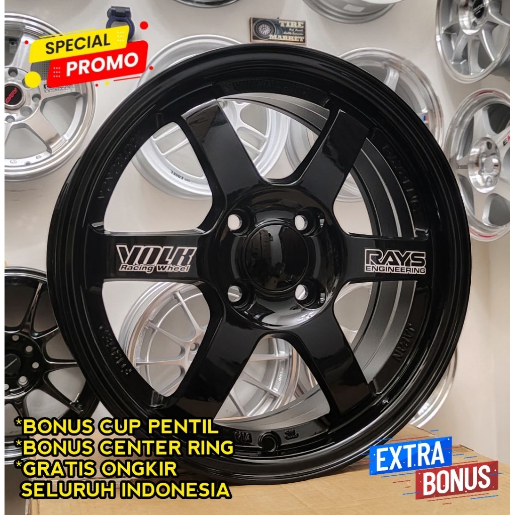 (Spesial promo) Velg mobil Rays te37 R15 (baru)