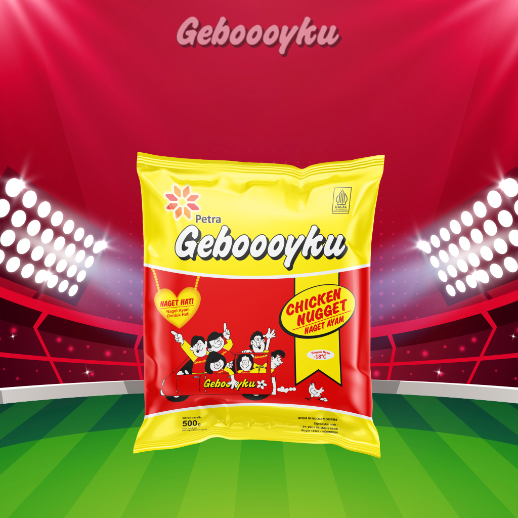 Gebooyku Nugget Ayam Bentuk Hati 500 Gram