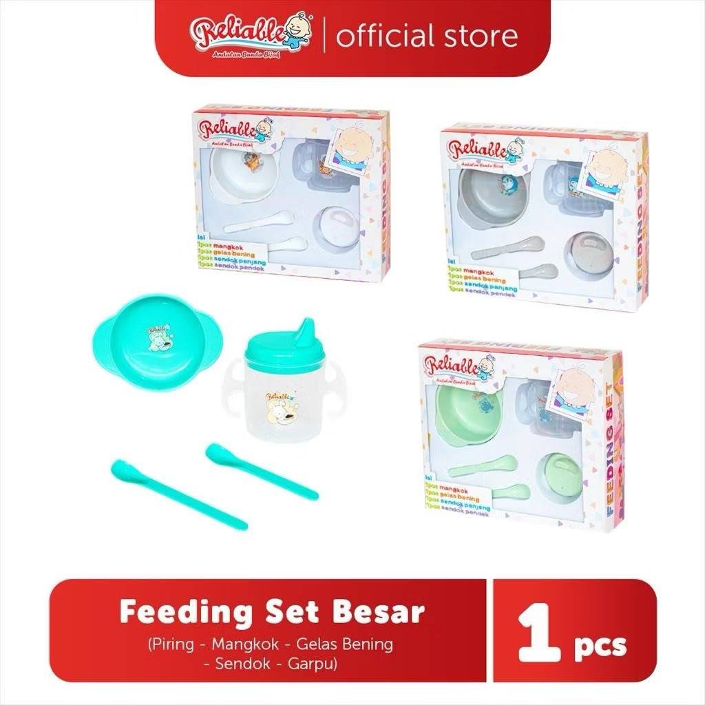 (Nilybeauty) Reliable Feeding Set Kecil FS-5002 / Set Makan Bayi